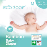 Eco Boom - Premium Bamboo Diapers - Size 3 - M - 32pcs